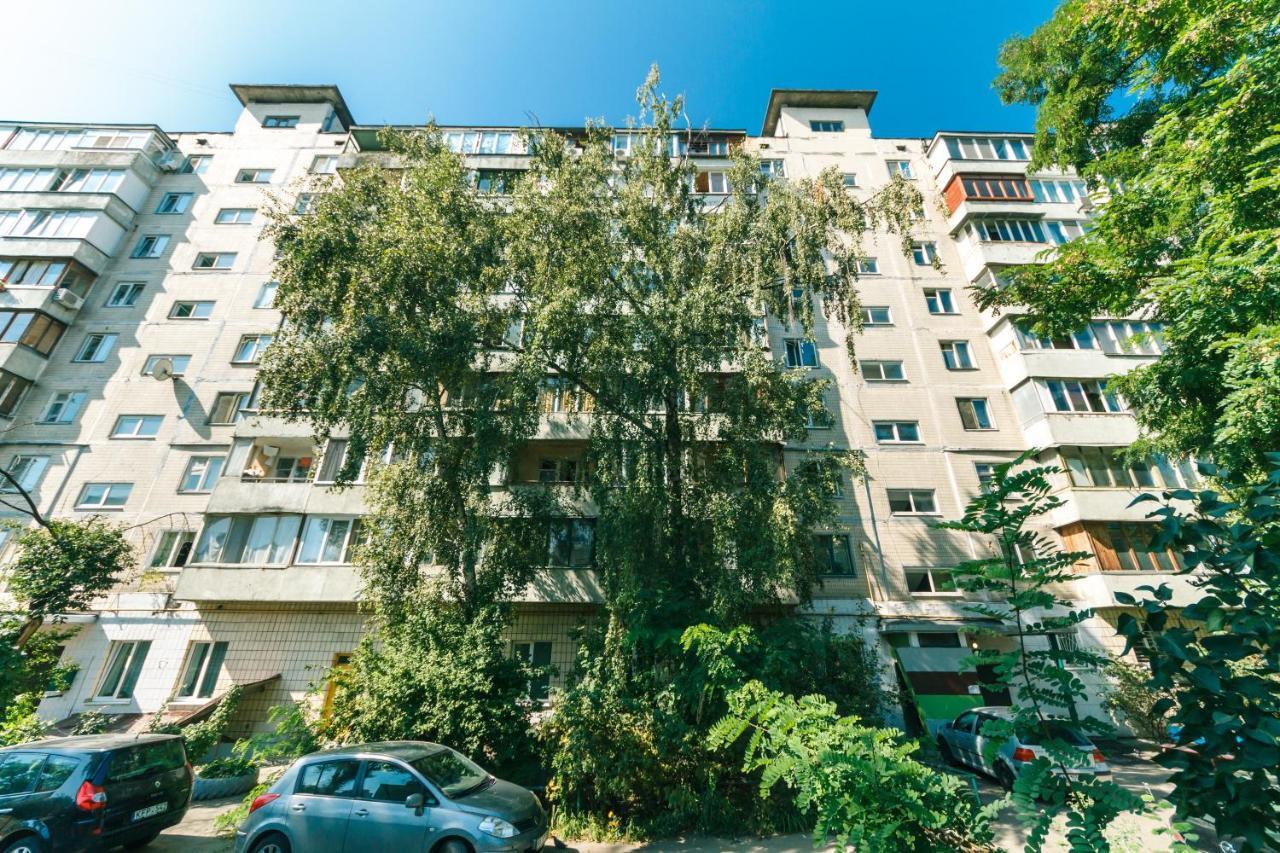 Уютная Квартира На Лукьяновке Kiev Exteriör bild